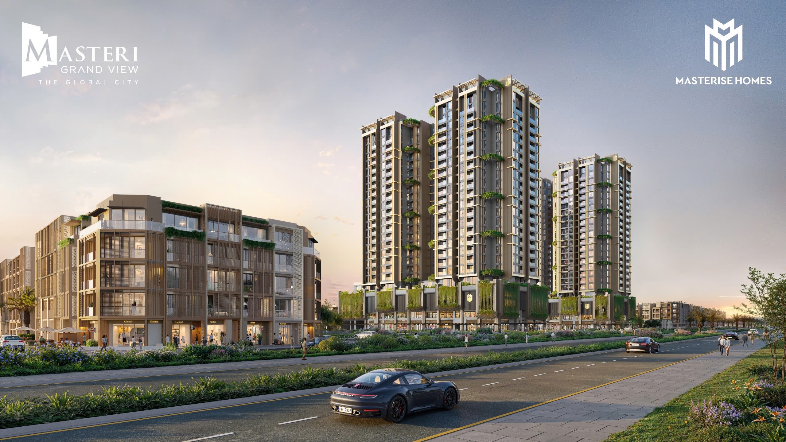Masteri Grand View là phân khu căn hộ cao tầng đầu tiên thuộc đại đô thị The Global City